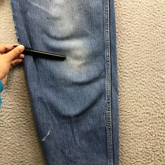 Vintage Gitano Womens High-Waisted Relaxed Fit Jeans Size 14 100% Cotton - Picture 13 of 15